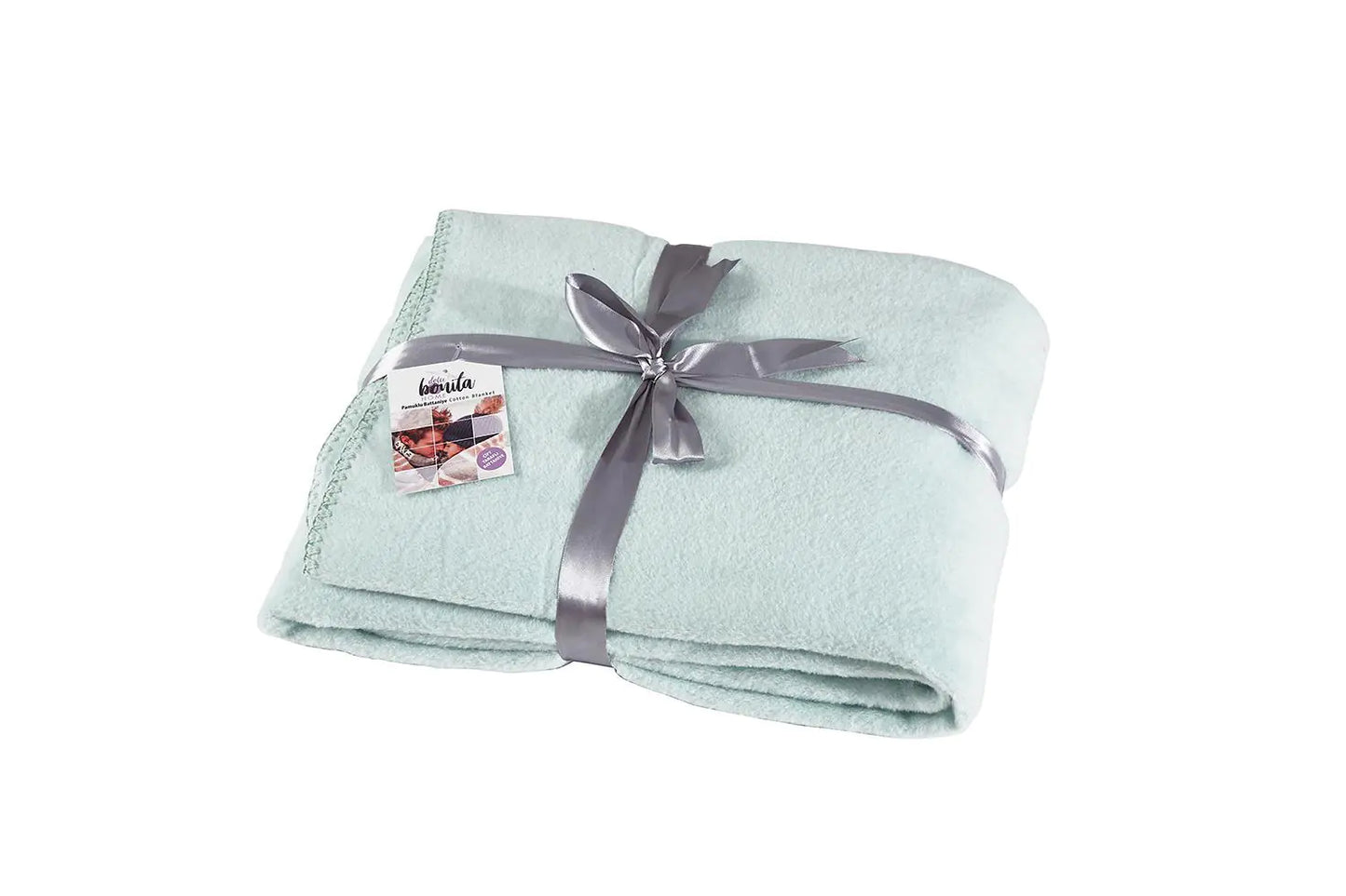 Soft Cotton TV Blanket 127x155 cm - Basic Aqua Lightweight All-Season Throw