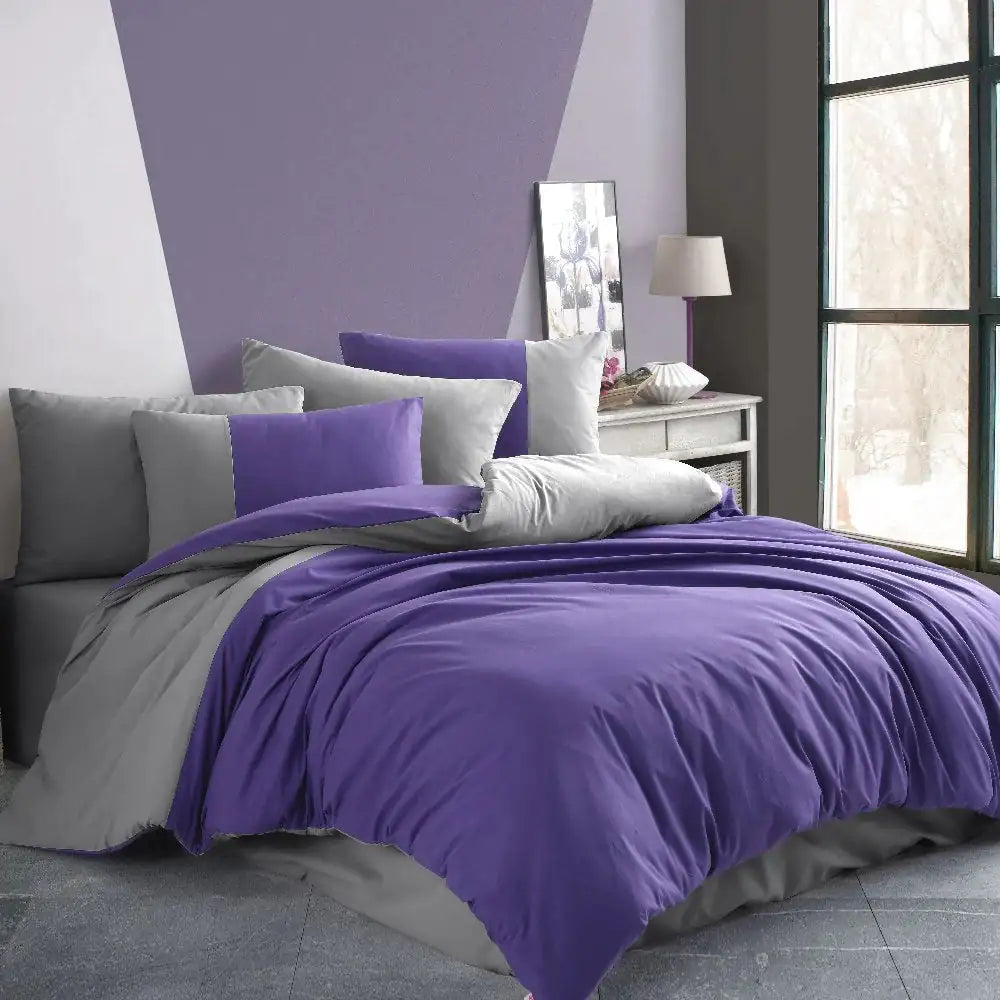 Double Duvet Cover Set in Poplin Cotton