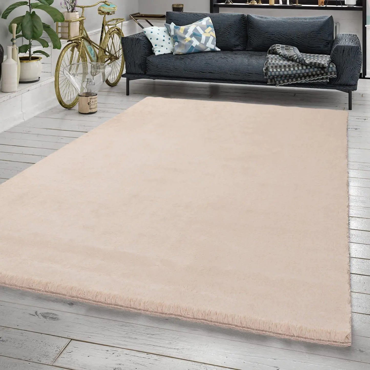 Royal Plush Carpet 200x290 cm in Light Mink