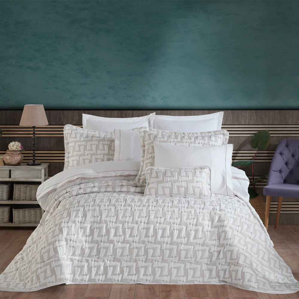 Cream Ladik Bedding Set - 100% Cotton