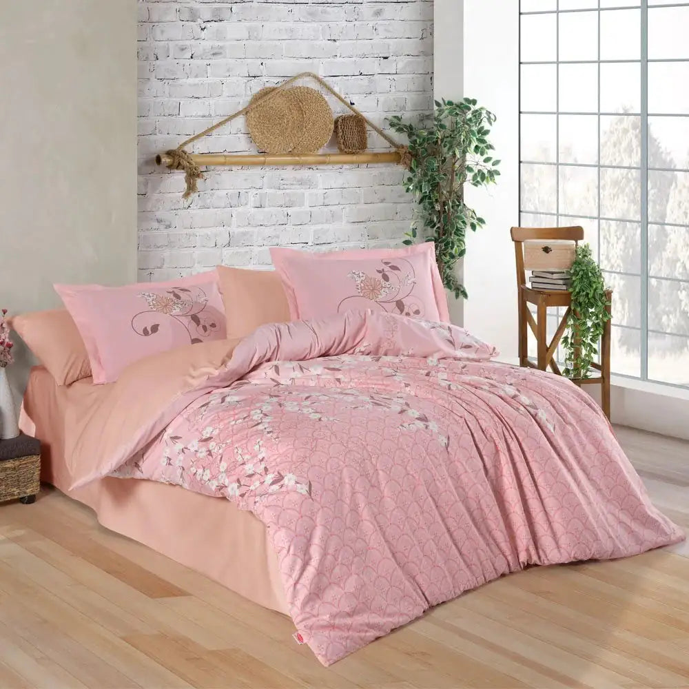 Double Duvet Cover Set - 100% Cotton Poplin Bedding