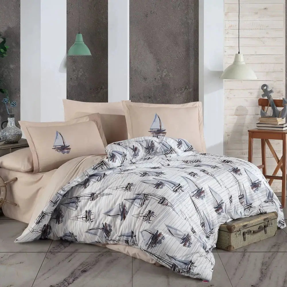 Ranforce Double Duvet Cover Set - 100% Cotton