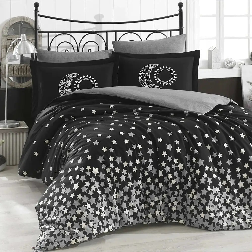 Double Bedding Set - 100% Cotton Poplin, 59 Threads/cm², Soft & Durable