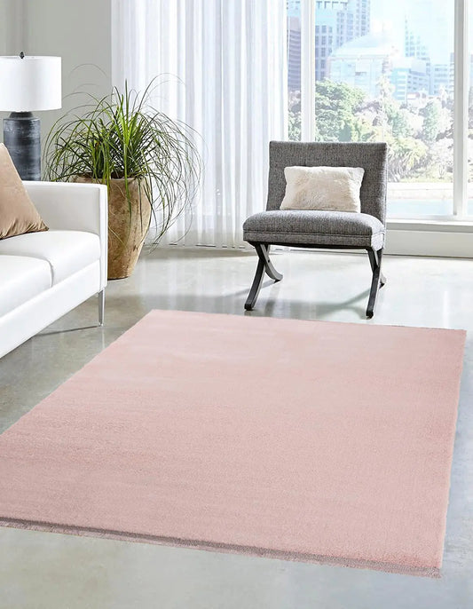 Royal Tasseled Area Rug 160x220 cm - Soft Powder Pink