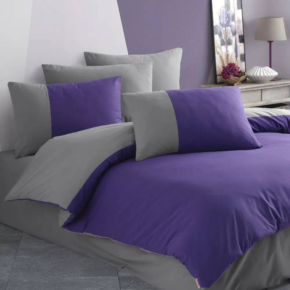 Double Duvet Cover Set in Poplin Cotton